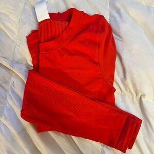 Athleta renew seamless long sleeved crew neck